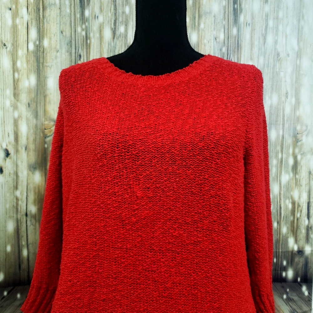 H&M Red Long Sleeve Sweater/Jumper